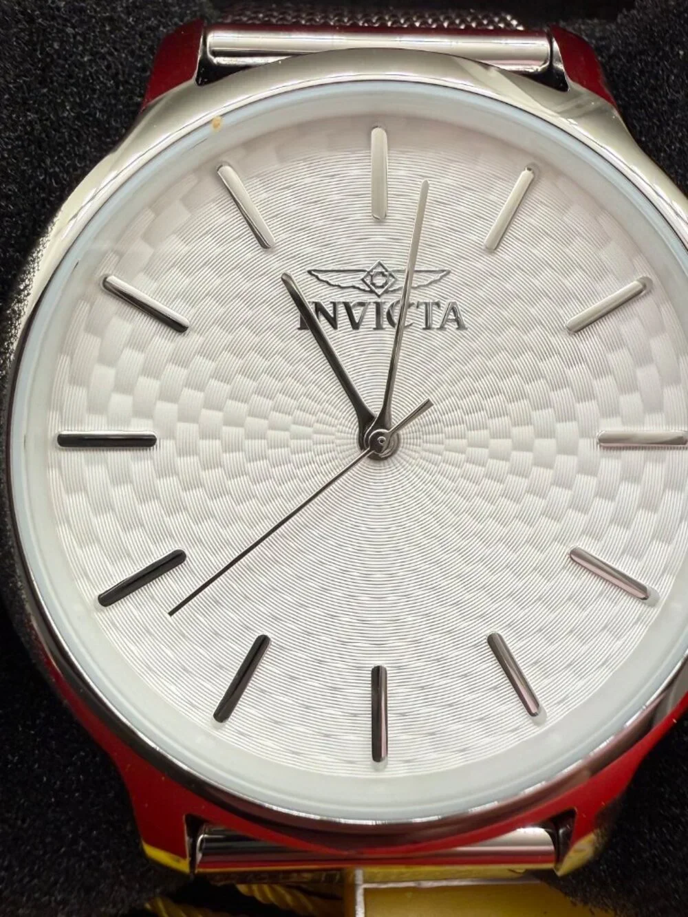 $229 Invicta Maylan Mens Silver Dial 38mm Steel Quartz Watch 48972 NIB